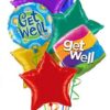 Get Well Stars Balloon Bouquet