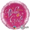 Baby Girl Shimmer Balloon In A Box