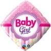 Baby Girl Diamond Balloon In A Box