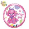 Spotty Dog Baby Girl Balloon In A Box