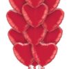 Dozen Red Hearts Balloon Bouquet