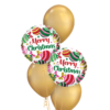 All Bright Merry Christmas Balloon Bouquet