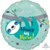 Sloth "Hang In There!" Balloon In A Box