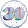Holographic 30th Birthday Balloon In A Box