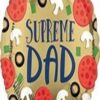 Supreme Dad Pizza Balloon In A Box