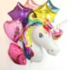 Rainbow Unicorn Balloon Bouquet