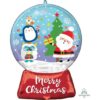 Christmas Snow Globe Balloon Bouquet